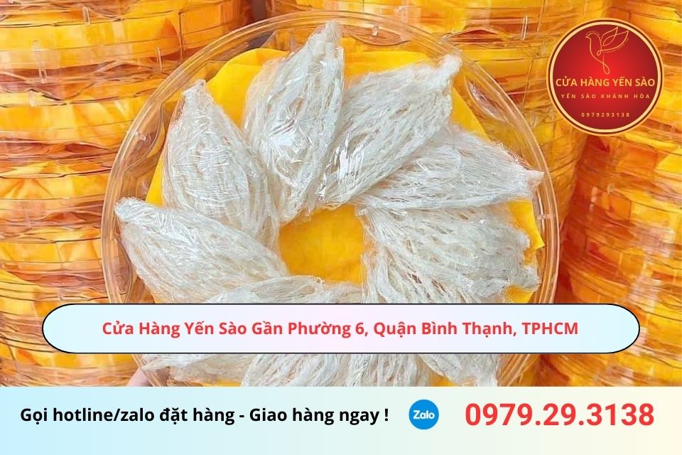Cửa Hàng Yến Sào Gần Phường 6, Quận Bình Thạnh, TPHCM