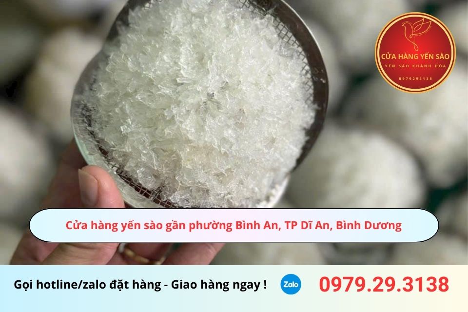 Cửa hàng yến sào gần phường Bình An, TP Dĩ An, Bình Dương