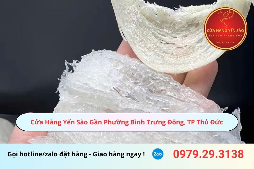 Cửa Hàng Yến Sào Gần Phường Bình Trưng Đông, TP Thủ Đức, TPHCM
