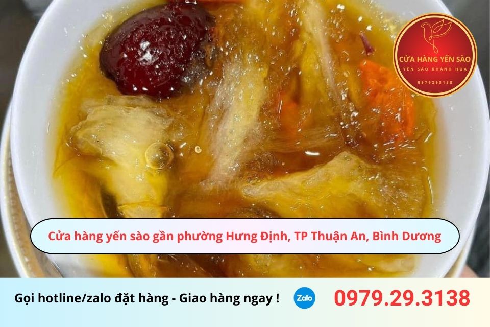 Cửa hàng yến sào gần phường Hưng Định, TP Thuận An, Bình Dương