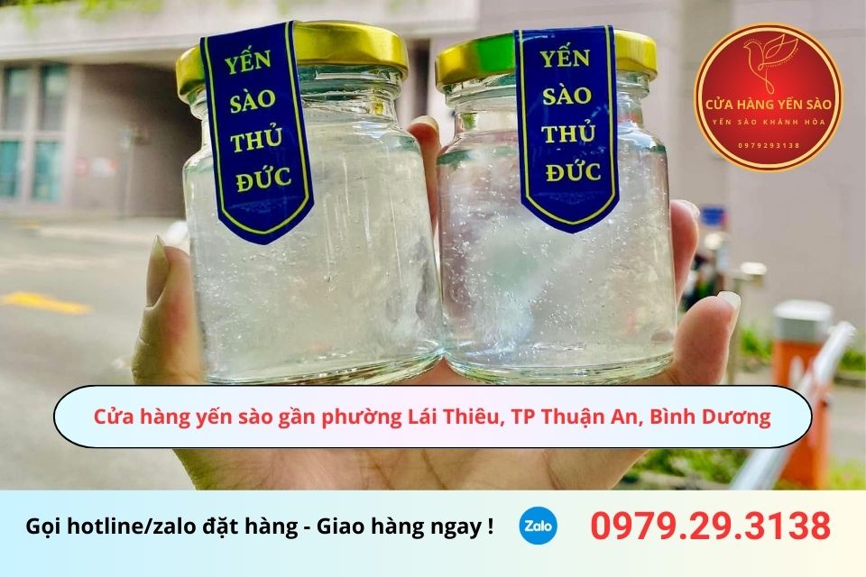 Cửa hàng yến sào gần phường Lái Thiêu, TP Thuận An, Bình Dương