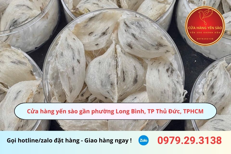 Cửa hàng yến sào gần phường Long Bình, TP Thủ Đức, TPHCM