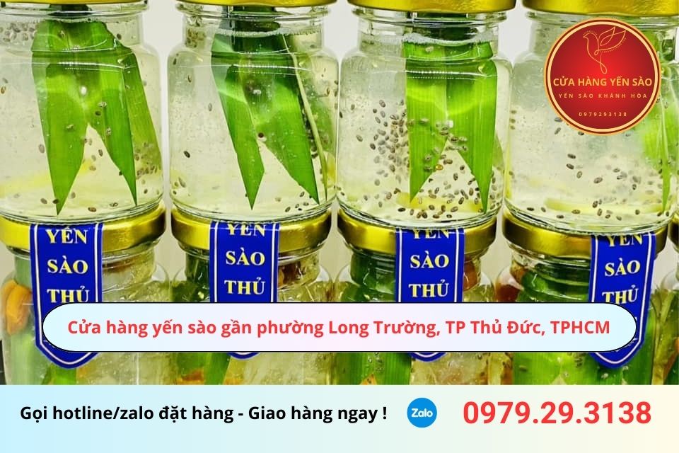 Cửa hàng yến sào gần phường Long Trường, TP Thủ Đức, TPHCM