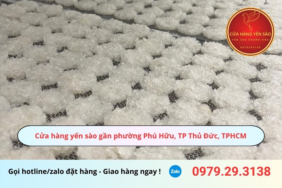 Cửa hàng yến sào gần phường Phú Hữu, TP Thủ Đức, TPHCM