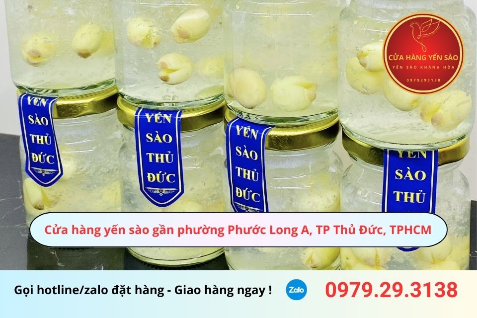 Cửa hàng yến sào gần phường Phước Long A, TP Thủ Đức, TPHCM