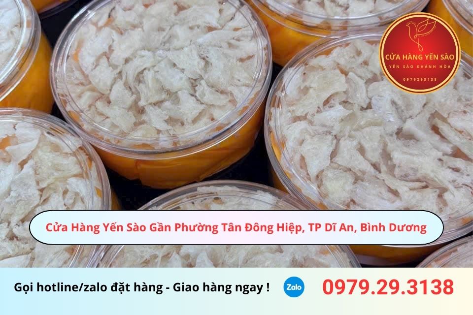Cửa Hàng Yến Sào Gần Phường Tân Đông Hiệp, TP Dĩ An, Bình Dương