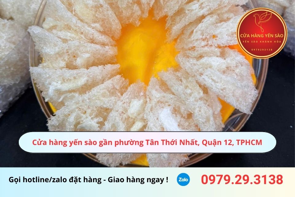 Cửa hàng yến sào gần phường Tân Thới Nhất, Quận 12, TPHCM