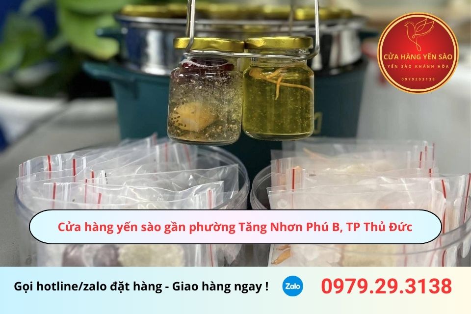 Cửa hàng yến sào gần phường Tăng Nhơn Phú B, TP Thủ Đức, TPHCM