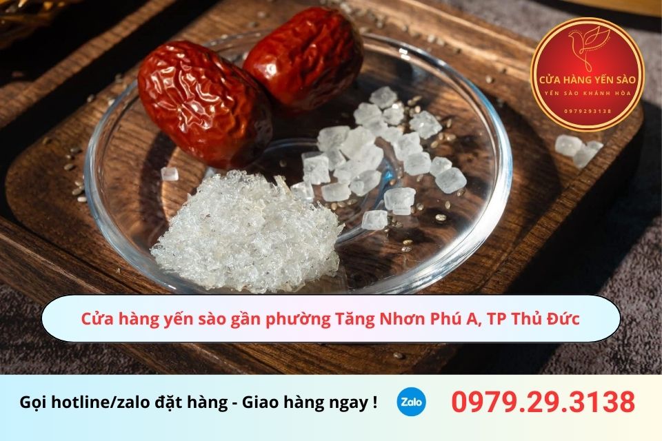 Cửa hàng yến sào gần phường Tăng Nhơn Phú A, TP Thủ Đức, TPHCM