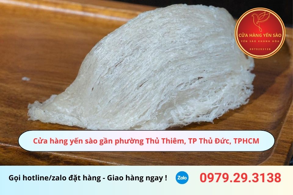 Cửa hàng yến sào gần phường Thủ Thiêm, TP Thủ Đức, TPHCM