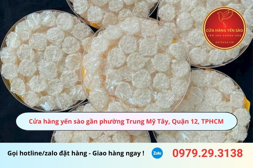 Cửa hàng yến sào gần phường Trung Mỹ Tây, Quận 12, TPHCM