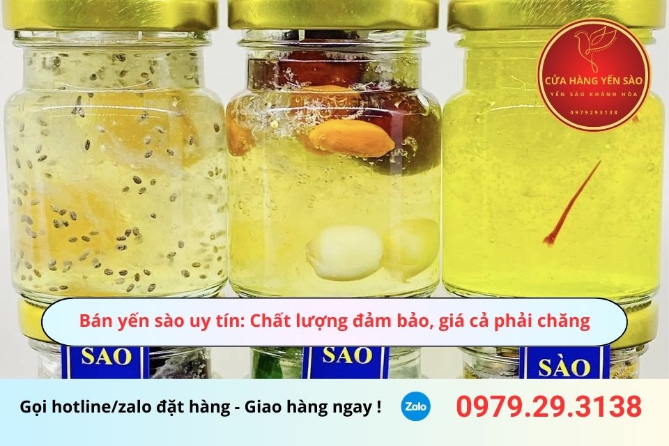 Bán yến sào uy tín: Chất lượng đảm bảo, giá cả phải chăng