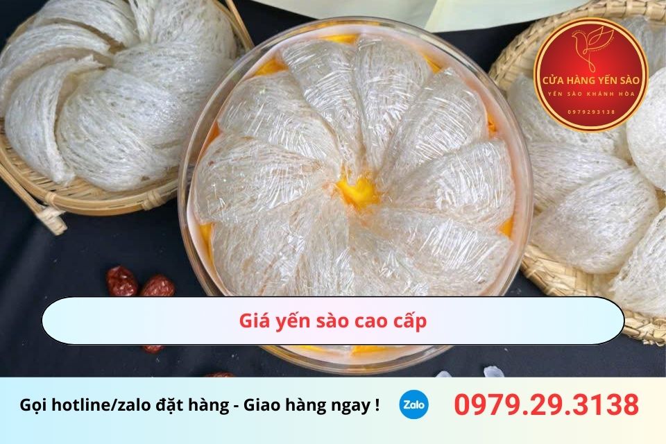 Giá yến sào cao cấp: Mua yến sào tươi sạch chất lượng