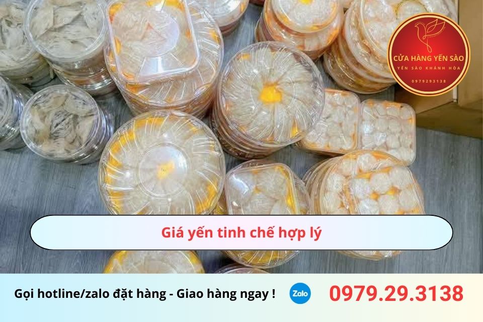 Giá yến tinh chế hợp lý: Mua ngay để tận hưởng lợi ích sức khỏe