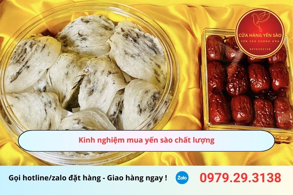 Kinh nghiệm mua yến sào chất lượng