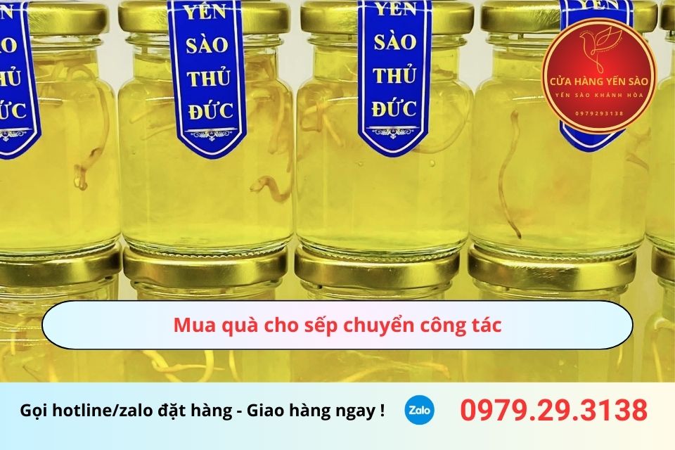 Mua quà cho sếp chuyển công tác