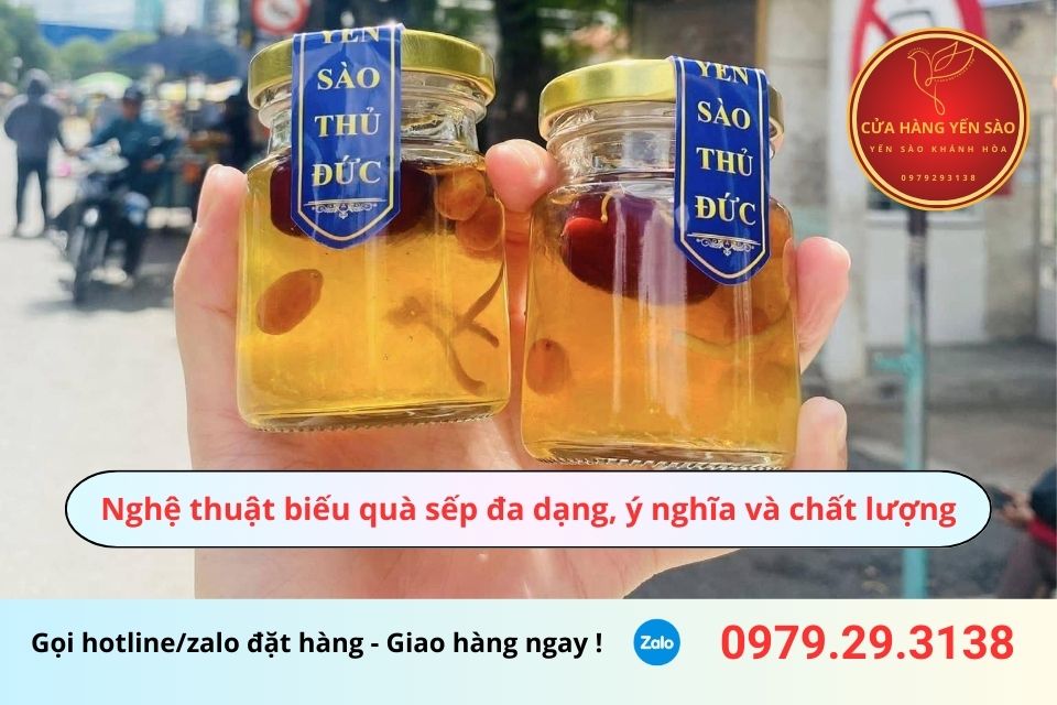 Nghệ thuật biếu quà sếp đa dạng, ý nghĩa và chất lượng tuyệt vời