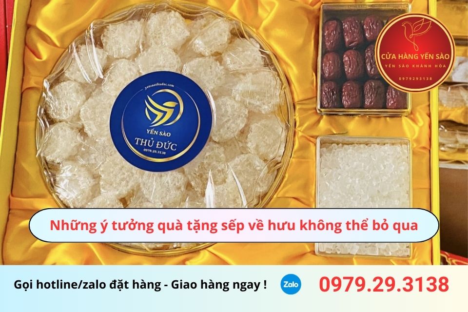 Những ý tưởng quà tặng sếp về hưu không thể bỏ qua