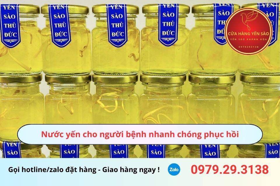 Nước yến cho người bệnh: Giải pháp tự nhiên cho sức khỏe