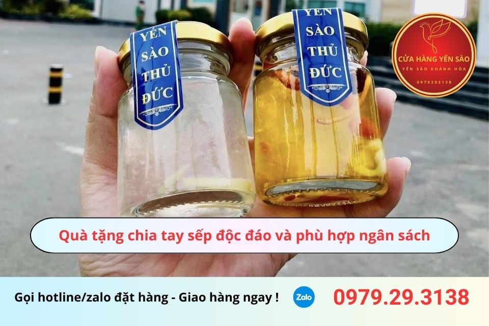 Quà tặng chia tay sếp độc đáo và phù hợp ngân sách