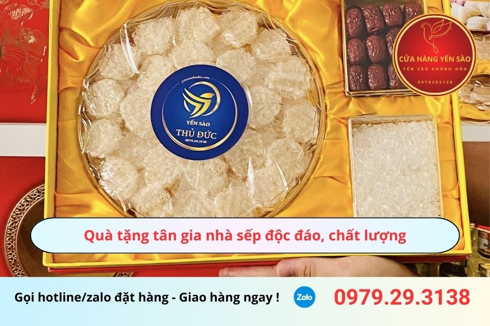 Quà tặng tân gia nhà sếp độc đáo, chất lượng