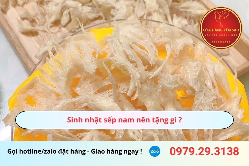 Sinh nhật sếp nam nên tặng gì