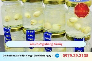 Yến chưng không đường