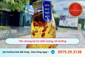 Yến chưng kỷ tử chất lượng, bổ dưỡng